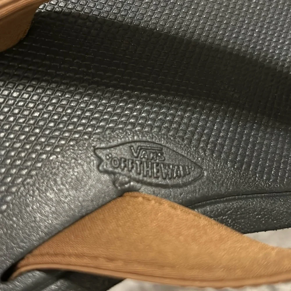 VANS MENS 10 NEXPA SYNTHETIC BROWN OFF THE WALL SUMMER FLIP FLOPS - Picture 3 of 9